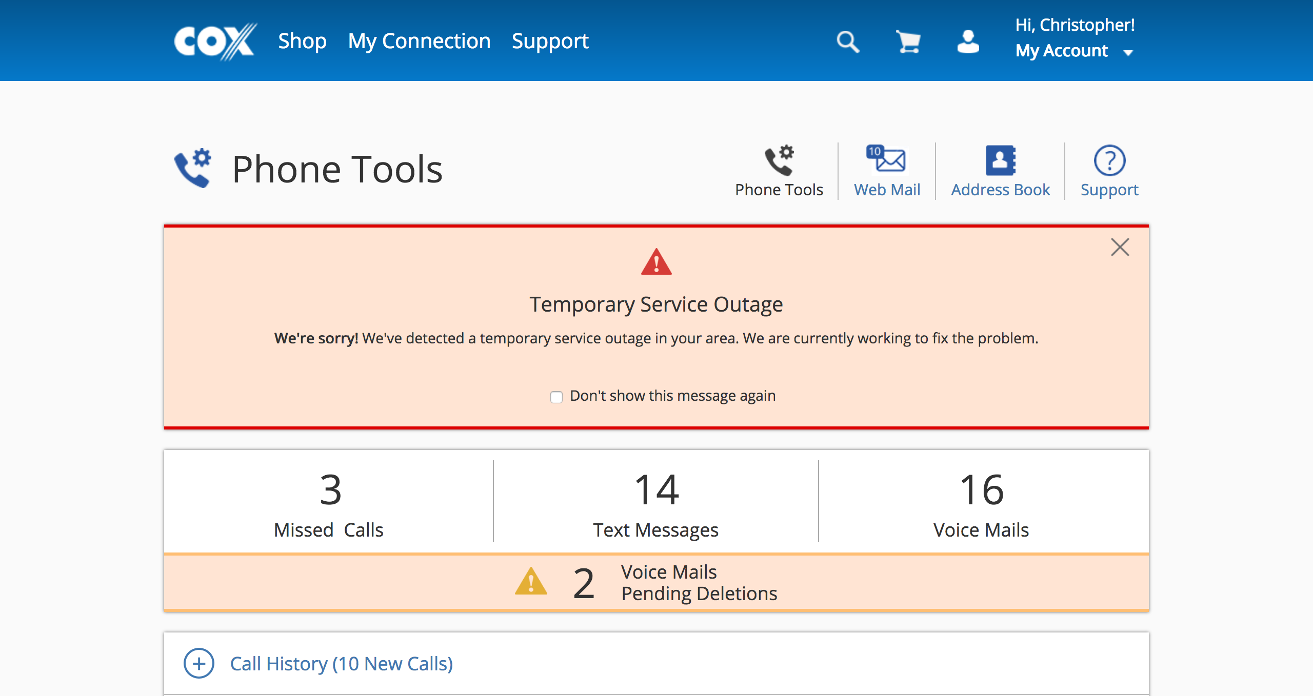 Cox: Phone Tools